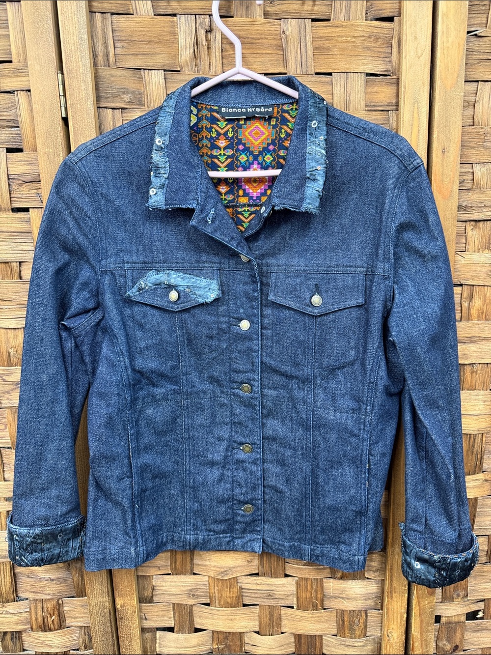 Bianca Nygard Dark Blue Denim Jacket